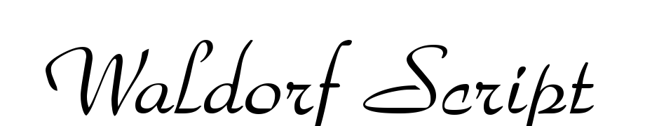 Waldorf Script cкачати шрифт безкоштовно